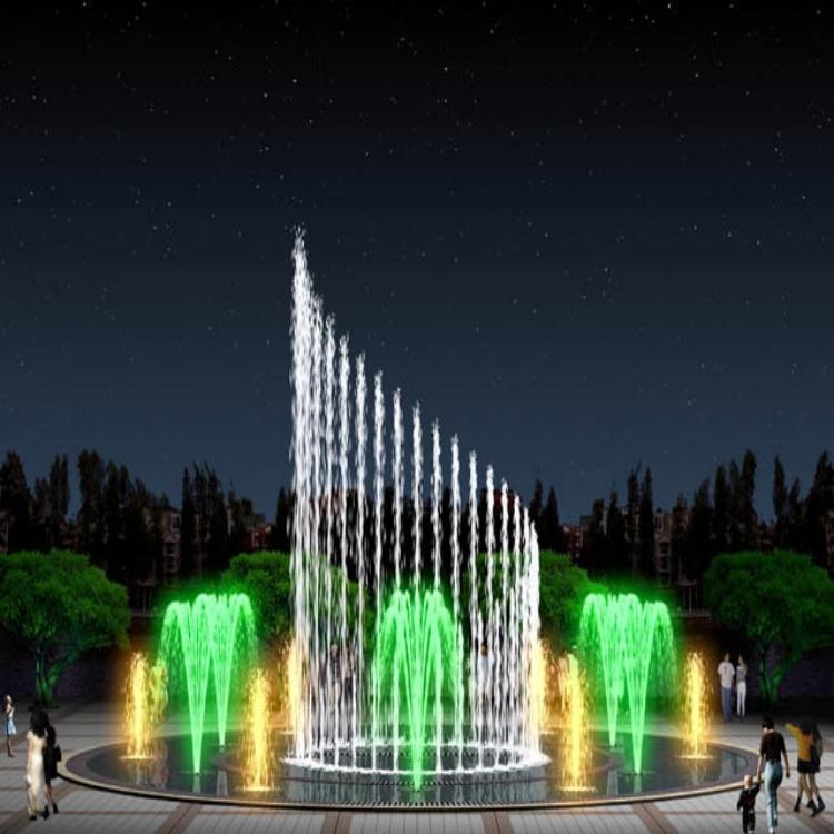 哈尔滨道外喷泉,哈尔滨道外厂区喷泉制作免费设计