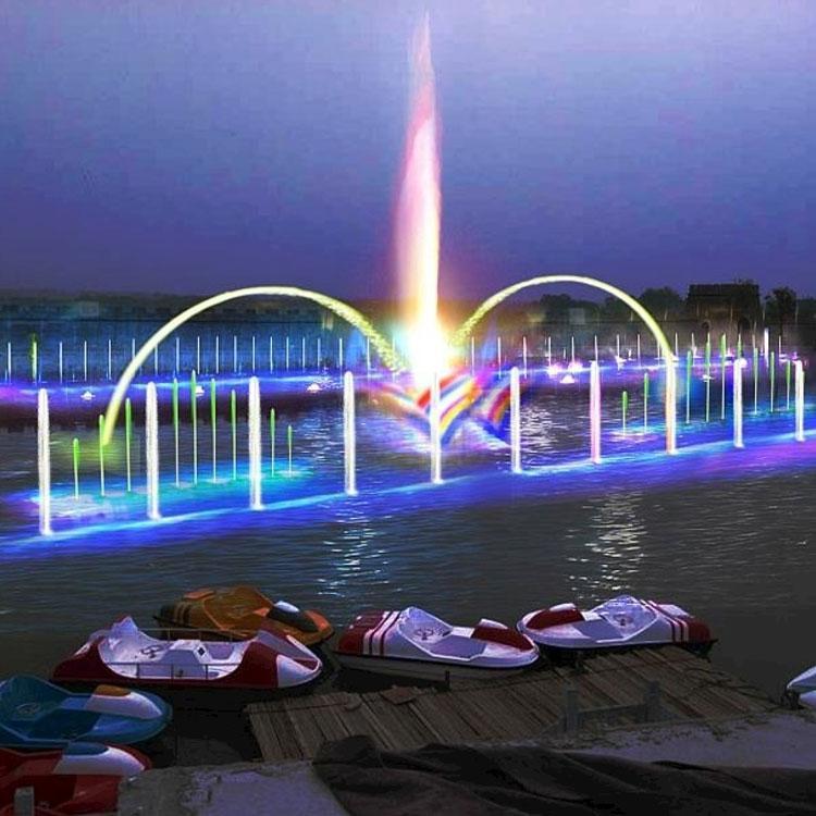 大庆大型512跑灯喷泉,大庆喷泉音乐喷泉设计兴超喷泉公司