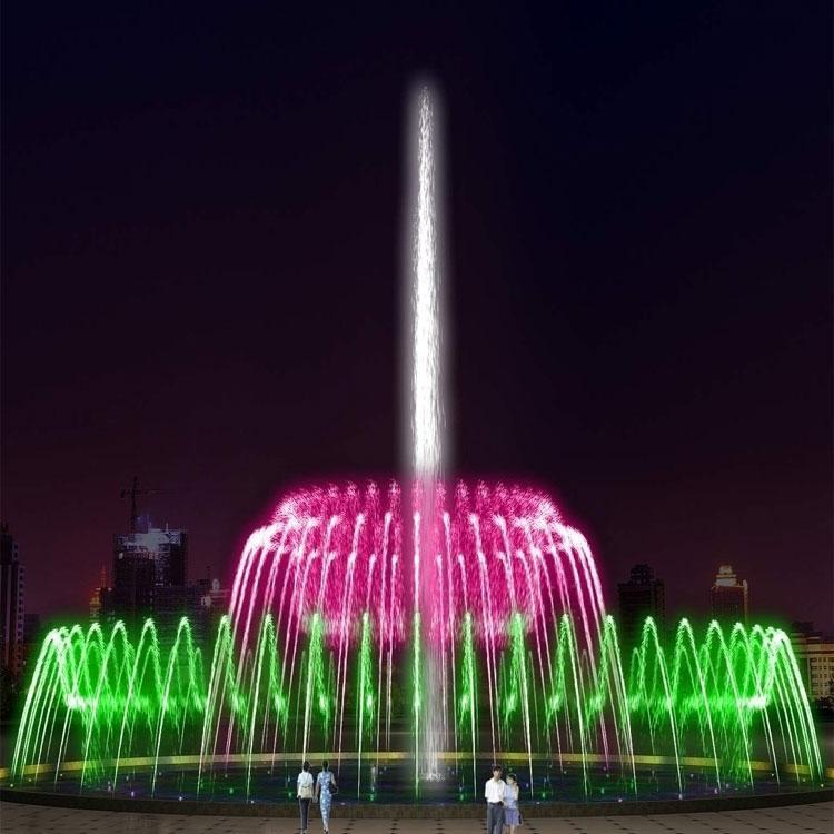海南省直辖人工湖喷泉设计