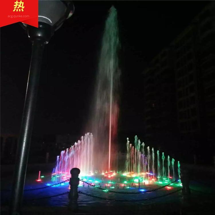 苏州广场花园小区喷泉安装调试