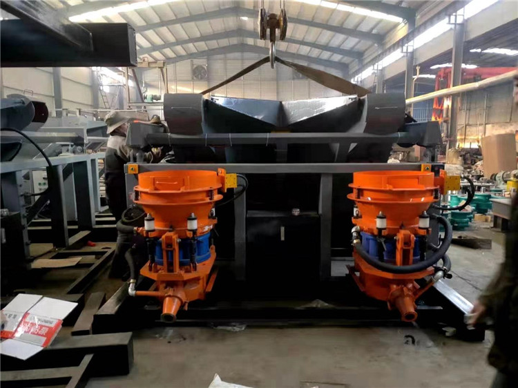 四川自贡自动上料喷浆机组厂家 吊装喷浆机组视频