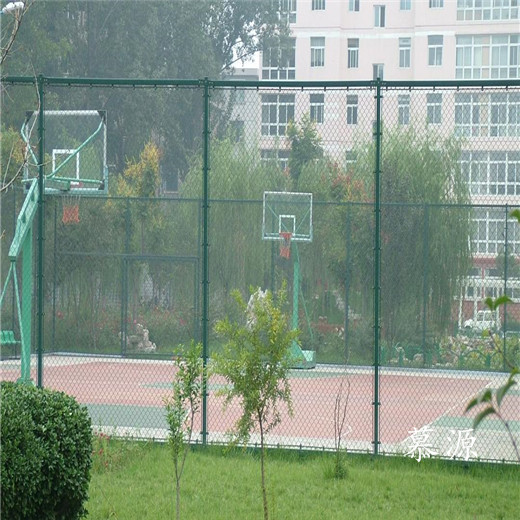 白山绿色铁丝网-篮球场围栏网
