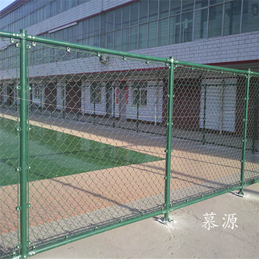 杭州网球场护栏-菱形孔铁丝网