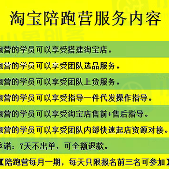 淘宝新手开店，无需囤货，一台电脑一根网线，淘宝陪跑一对一教学