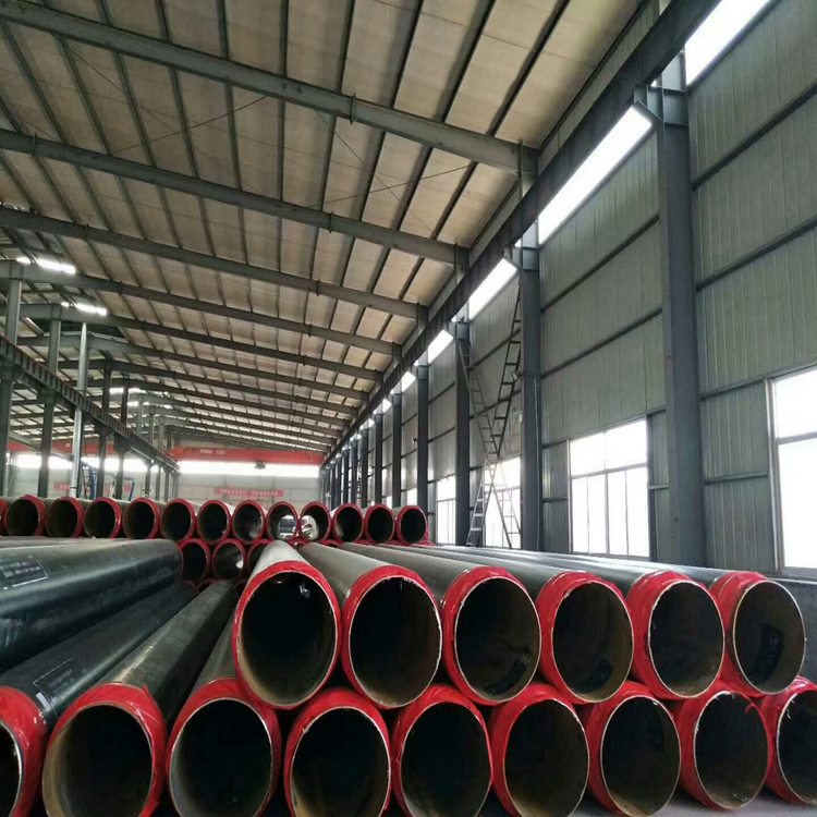 DN80直埋聚氨酯钢管保温规格尺寸可定制