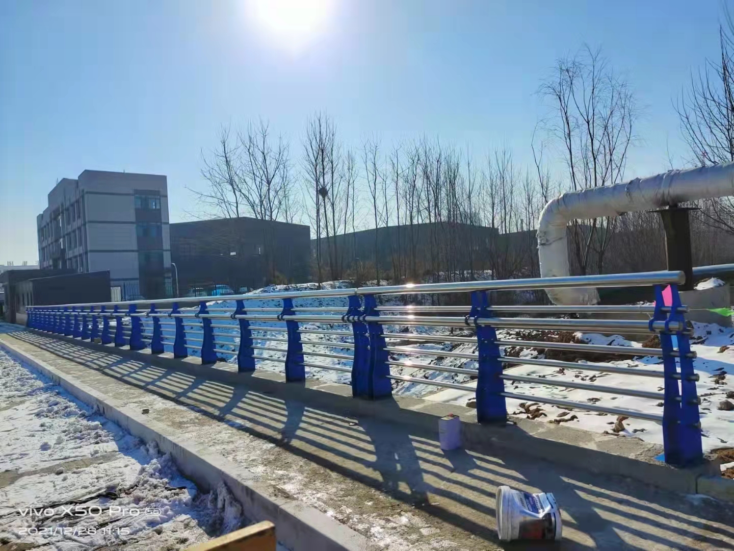 重庆碳钢管喷塑景区防护栏价格