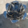 壁挂莲花雕塑-小区雕塑-山西中式莲花雕塑制作厂家