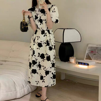 中大淑女装夏季大码女装连衣裙品牌库存服装拿货