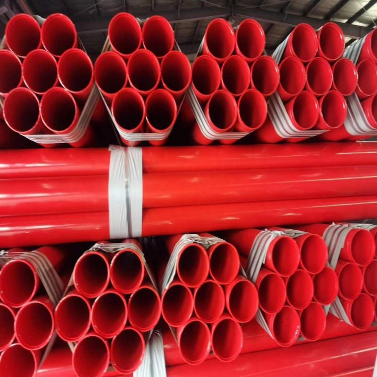 管道涂塑加工厂内涂环氧树脂钢管消防双面涂塑钢管