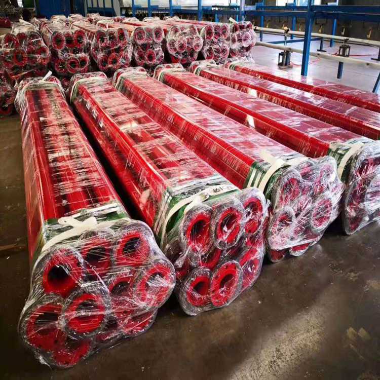 河北省DN1000红色消防涂塑钢管内壁光滑