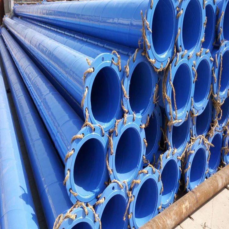 涂塑钢管厂家排水用内外涂塑钢管加强级环氧粉末防腐钢管