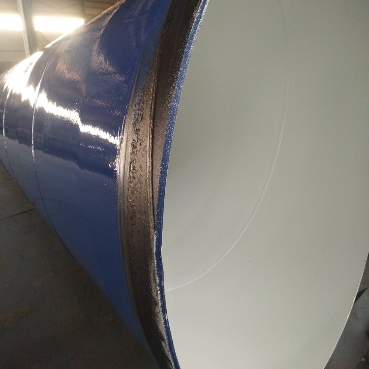 福建省外径57大口径涂塑螺旋钢管产品图片