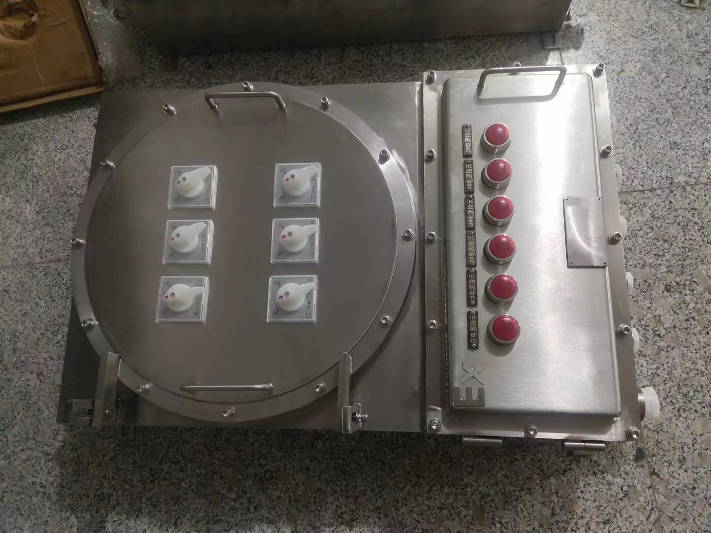 BJX监控摄像防爆接线箱铸铝分线箱防爆端子箱