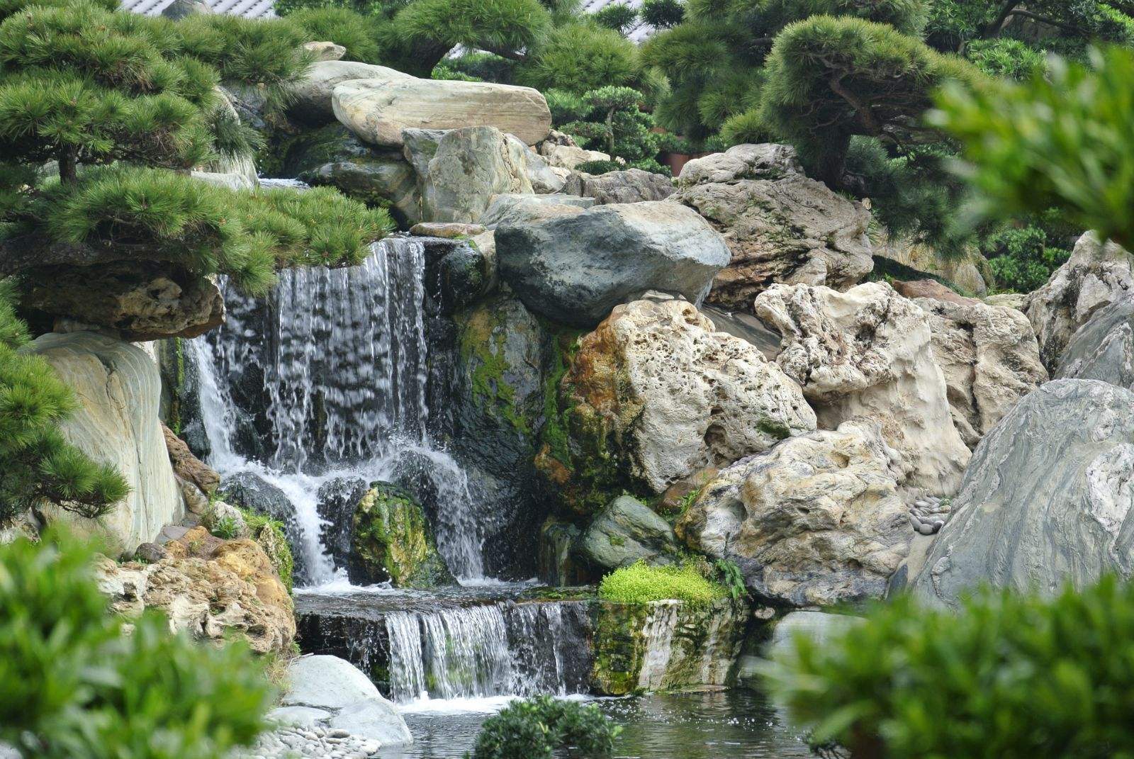 常州假山喷泉造瀑布大型奇石制作设计施工