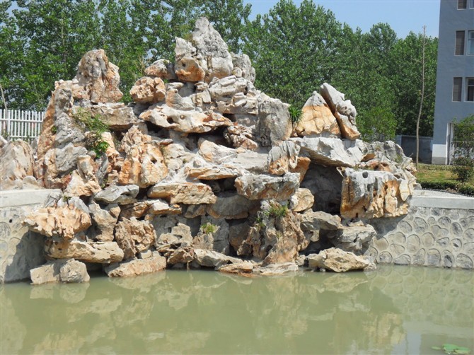 衡水假山喷泉造瀑布大型奇石制作设计施工