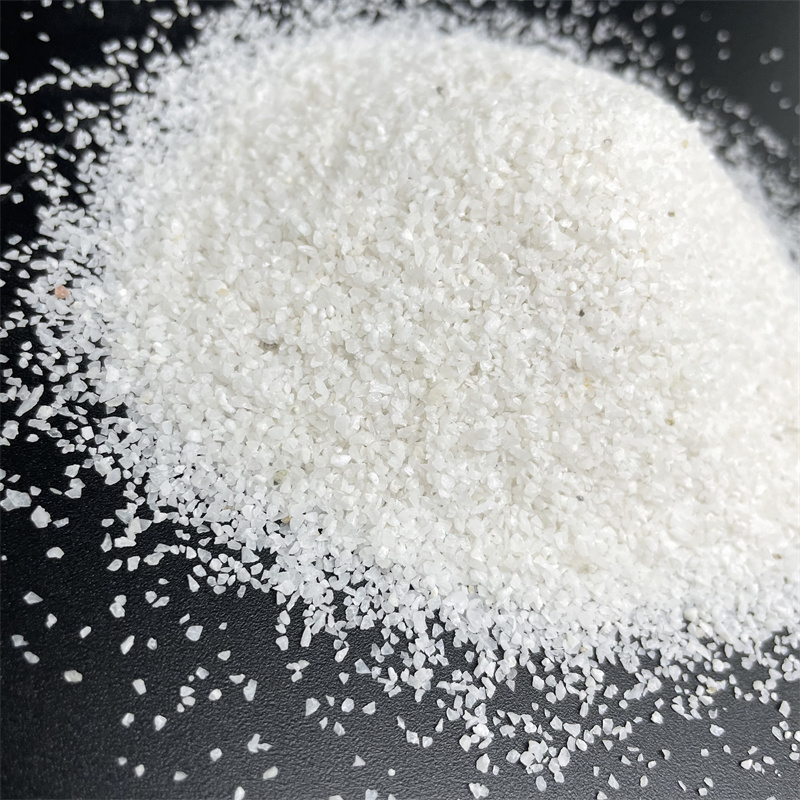 遼寧盤錦高濁度地面水石英砂濾料0.5-1mm