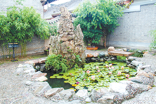 南京江宁区假山,小院子里假山鱼池批发设计