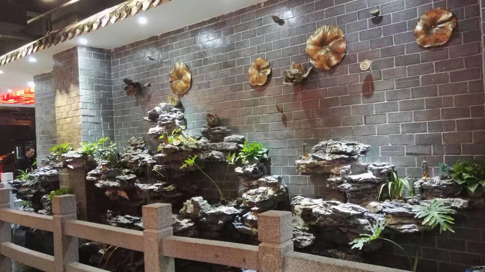 惠州假山,龟缸造景假山制作厂家