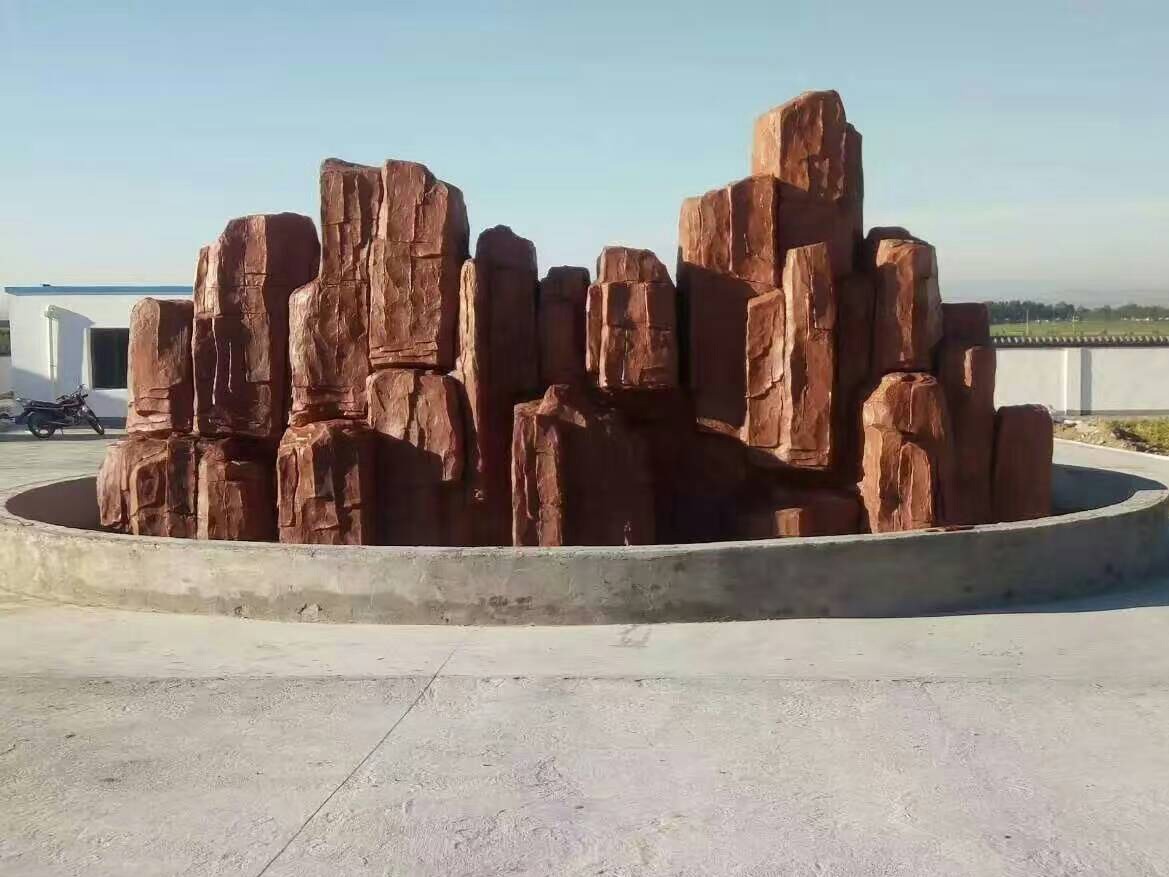 可克达拉假山,大型塑石假山上门安装