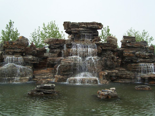 焦作假山,公园喷泉设计制作