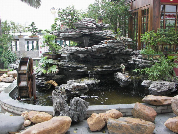 綦江假山,假山大型喷泉施工设计
