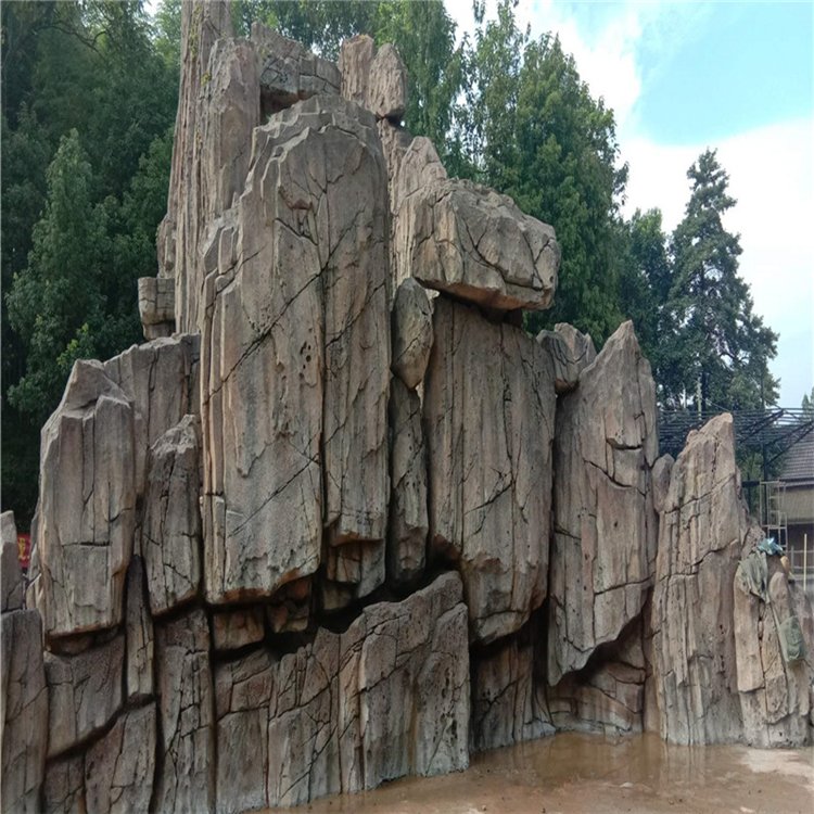 淄博假山,喷泉施工制作厂家质量