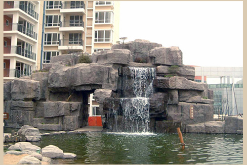 防城港假山,大型漂浮激光喷泉设计施工