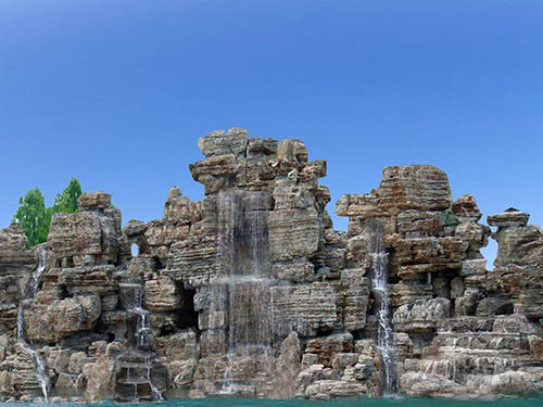 石家庄假山,户外大型音乐水景喷泉欢迎订购