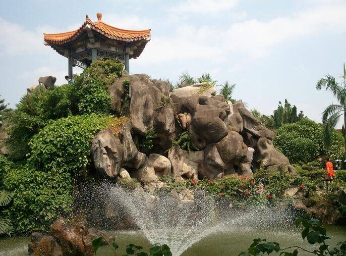 吉林假山,喷泉施工制作价格优惠