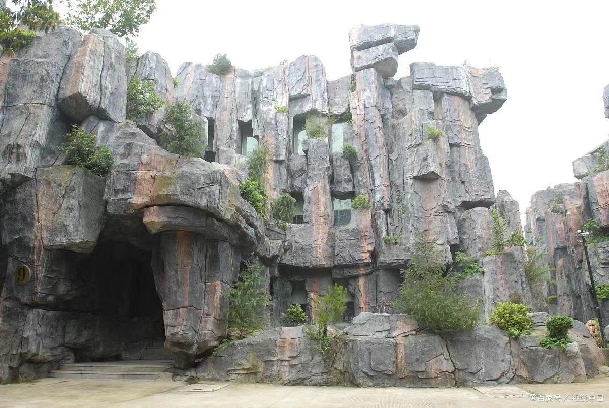 锡林郭勒盟假山,公园喷泉设计施工
