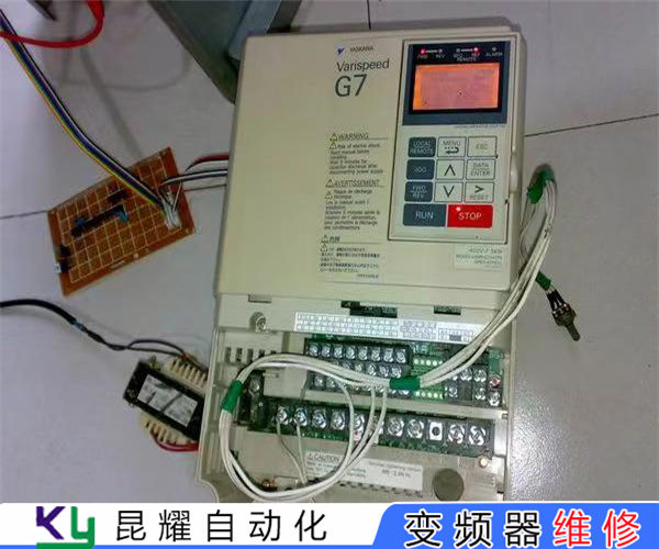 三菱变频器报E.OC2故障代码维修 扬州变频器修复