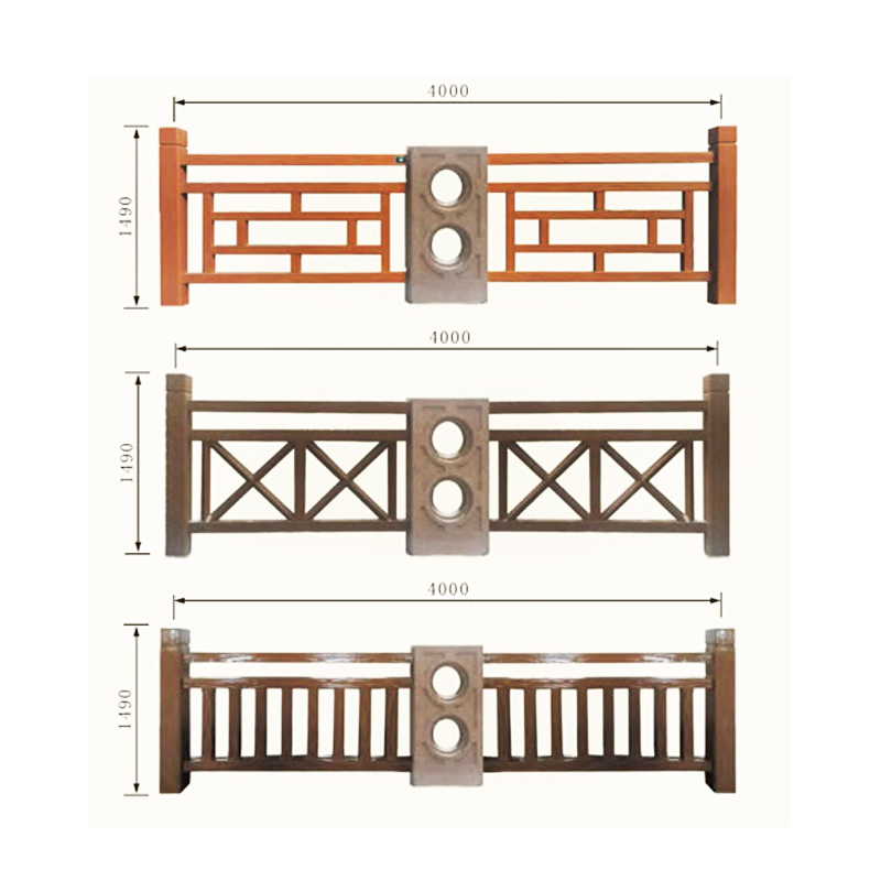 河南 仿木栏杆-河道学校社区公园护栏设计施工