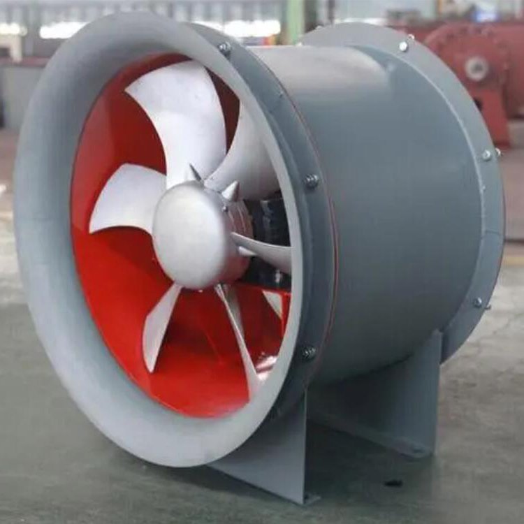内蒙巴彦淖尔市轴流风机HTF-II双速轴流式防排烟轴流风机地库通风排烟设备