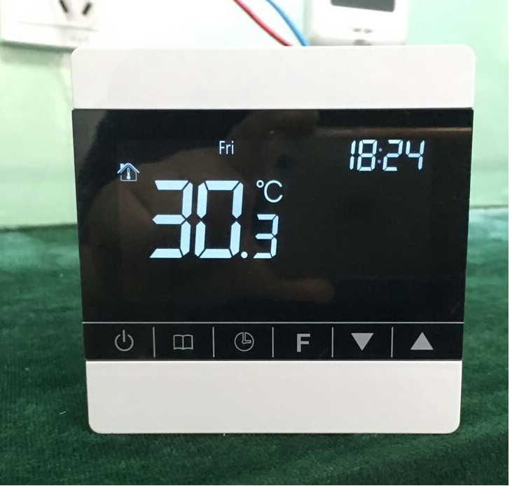 陕西铜川市温控器适用中央空调温控器液晶三速开关控制面板