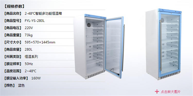 小型培养箱FYL-YS-100L温度4-38℃可调100升福意联