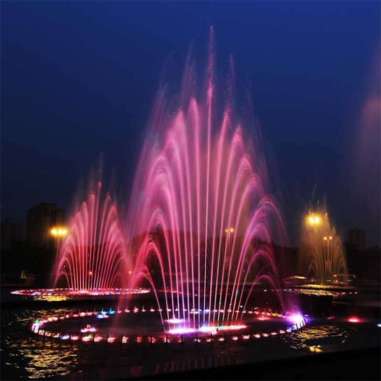 四川汶川公园喷泉设备安装
