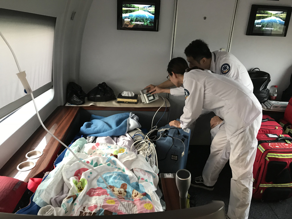忻州跨省救护车转运护送-出院转院病人服务