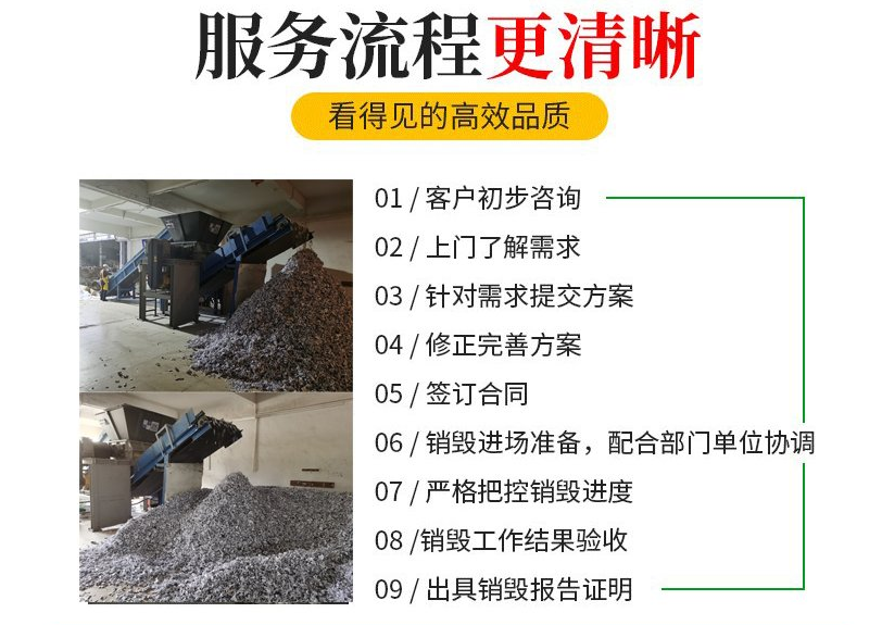 廣州天河區報廢資料檔案銷毀單位提供現場處理服務