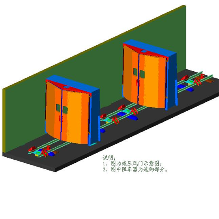 钢结构减压风门-厂家-青川-钢结构减压风门