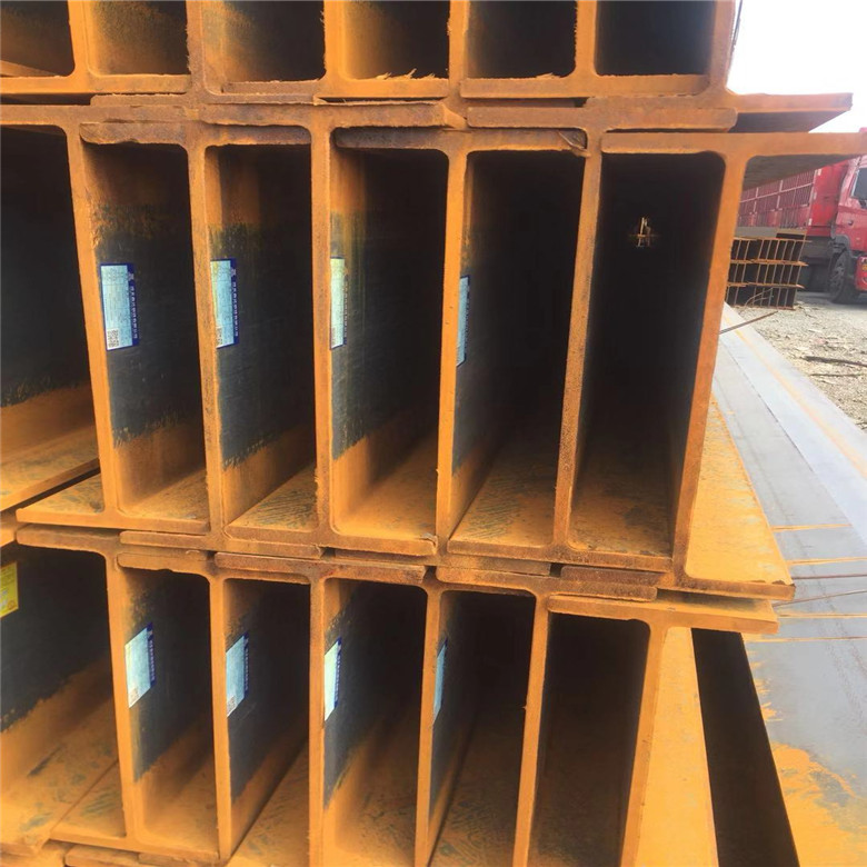 Q345B高频焊接H型钢  H型钢喷漆打孔 用于桥梁，隧道