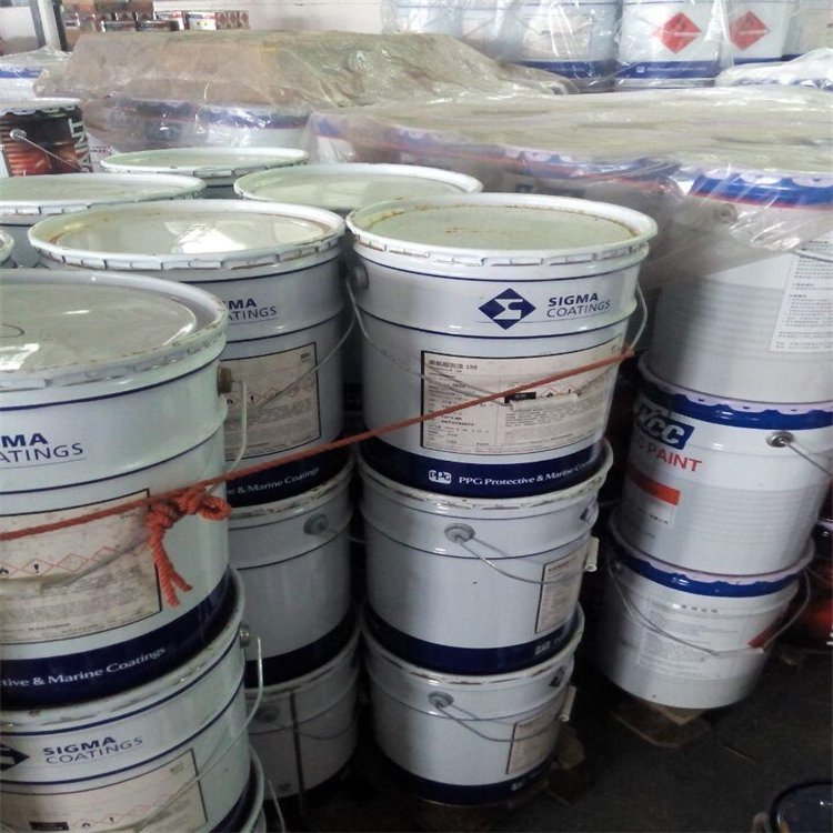 天津大量回收海虹老人聚氨酯油漆再利用